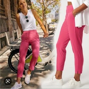 Athleta Dragonfruit Pink Brooklyn ankle pant